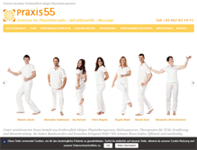 Tablet Screenshot of praxis55.at